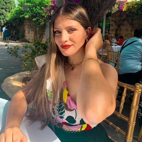 LAST ONE 🌺 NWT ZARA Asymmetrical Multicolored Top - Picture 13 of 16